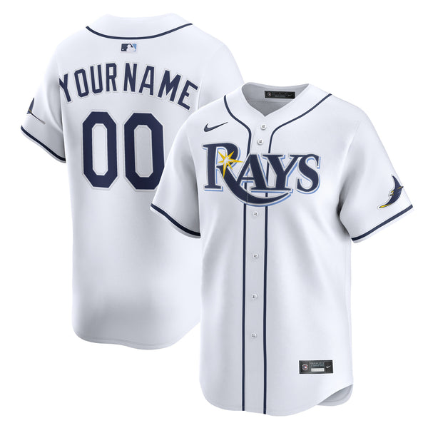 Tampa Bay Rays Nike White Home Limited Custom Jersey