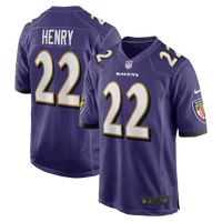 Baltimore Ravens Derrick Henry Nike Purple Game Player Jersey