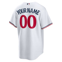 Minnesota Twins Nike White Home Replica Custom Jersey