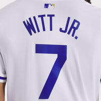 Kansas City Royals Bobby Witt Jr. Nike White Home Limited Player Jersey