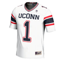 #1 UConn Huskies GameDay Greats Football Jersey - Cardinal