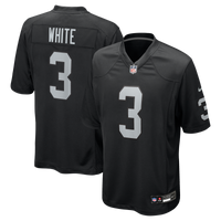 Las Vegas Raiders Zamir White Nike Black Team Game Jersey