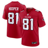Atlanta Falcons Austin Hooper Nike Red Team Game Jersey