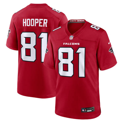 Atlanta Falcons Austin Hooper Nike Red Team Game Jersey