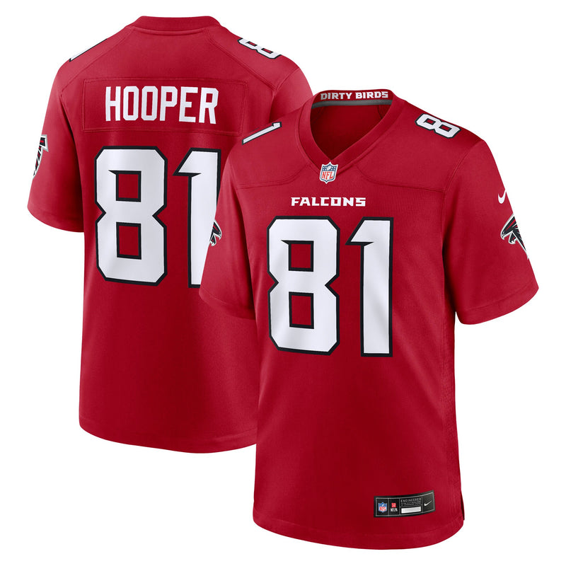 Atlanta Falcons Austin Hooper Nike Red Team Game Jersey