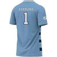 #1 North Carolina Tar Heels GameDay Greats Lightweight Soccer Fashion Jersey - Carolina Blue/Navy