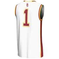 #1 USC Trojans GameDay Greats Lightweight Basketball Jersey - White