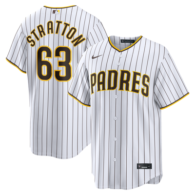 San Diego Padres Hunter Stratton Nike White Home Replica Jersey