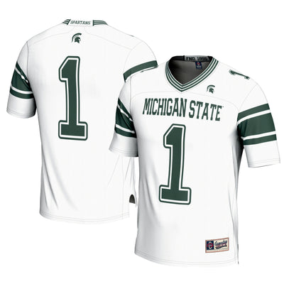 #1 Michigan State Spartans GameDay Greats Football Jersey - Cardinal