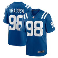 Indianapolis Colts Tony Siragusa Nike Royal Game Retired Player Jersey