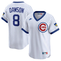 Chicago Cubs Andre Dawson Nike White Throwback Cooperstown Collection Limited Jersey