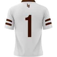 #1 Lehigh Mountain Hawks GameDay Greats Football Jersey - White