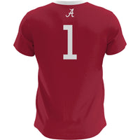 Alabama Crimson Tide GameDay Greats Lightweight Soccer Fashion Jersey - Crimson