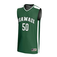 #50 Hawaii Rainbow Warriors GameDay Greats Lightweight Collegiate Basketball Fashion Jersey - Green