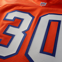 Denver Broncos Terrell Davis Mitchell & Ness Orange 1995 Authentic Throwback Retired Player Jersey