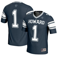 #1 Howard Bison GameDay Greats Endzone Football Jersey - Navy