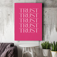 Trust Affirmation Printable Wall Art | Digital Download | Vertical Printable Home Decor