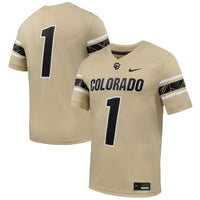 #1 Colorado Buffaloes Nike Alternate Game Football Jersey - Gold
