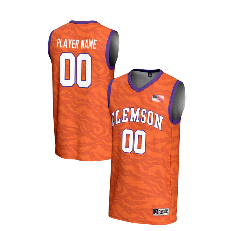Clemson Tigers GameDay Greats NIL Pick-A-Player Basketball Lightweight Jersey - Orange