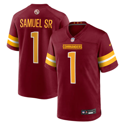 Washington Commanders Deebo Samuel Sr Nike Burgundy Game Player Jersey