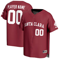 Santa Clara Broncos GameDay Greats Lightweight Collegiate Baseball NIL Pick-A-Player Fashion Jersey - Red
