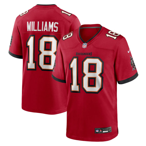 Tampa Bay Buccaneers Josh Williams Nike Red Team Game Jersey