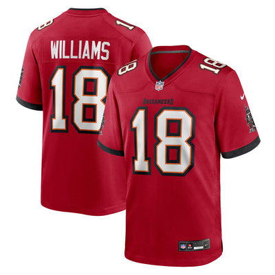 Tampa Bay Buccaneers Josh Williams Nike Red Team Game Jersey