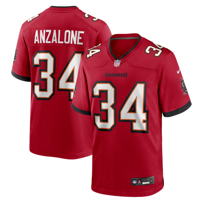 Tampa Bay Buccaneers Alex Anzalone Nike Red Team Game Jersey