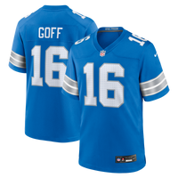 Detroit Lions Jared Goff Nike Blue Game Jersey