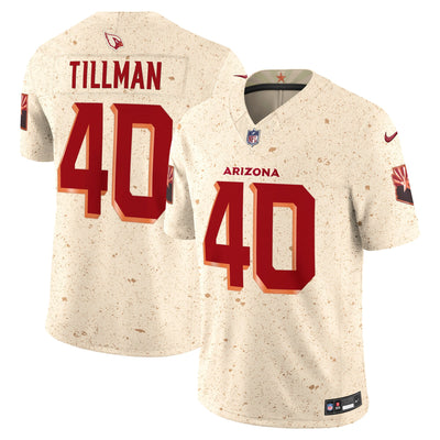 Arizona Cardinals Pat Tillman Nike Natural 2025 Rivalries Collection Stitched Limited Jersey