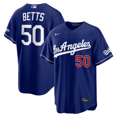 Los Angeles Dodgers Mookie Betts Nike Royal Alternate Stadium Jersey