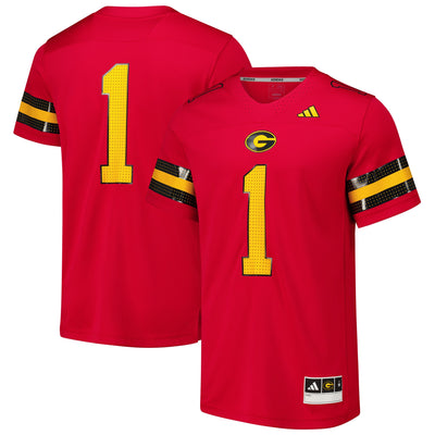 #1 Grambling Tigers adidas Premier Strategy Jersey - Red