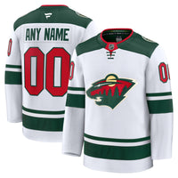 Minnesota Wild Fanatics White Away Premium Custom Jersey