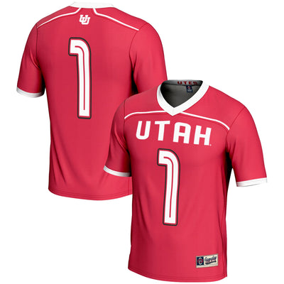 Utah Utes GameDay Greats #1 Lightweight Lacrosse Jersey - Red