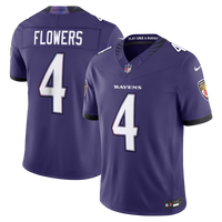 Baltimore Ravens Zay Flowers Nike Purple Team Vapor F.U.S.E. Stitched Limited Jersey