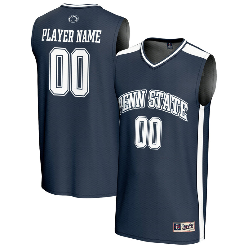 Penn State Nittany Lions GameDay Greats NIL Pick-A-Player Lightweight Collegiate Basketball Fashion Jersey - Navy