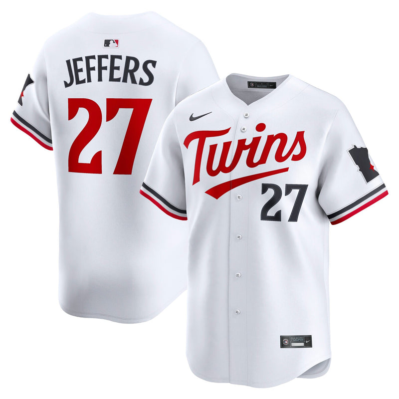 Minnesota Twins Ryan Jeffers Nike White Home Limited Player Jersey