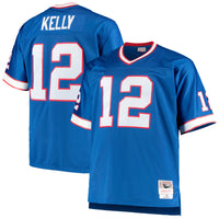 Buffalo Bills Jim Kelly Mitchell & Ness Royal Big & Tall 1990 Retired Player Replica Jersey