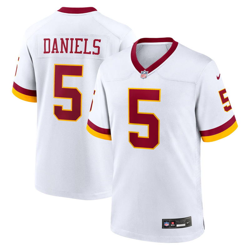 Washington Commanders Jayden Daniels Nike White Game Super Bowl Era Jersey