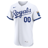 Kansas City Royals Nike White Home Authentic Custom Jersey
