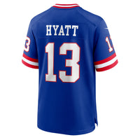 New York Giants Jalin Hyatt Nike Royal Alternate Game Jersey