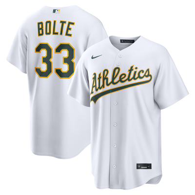 Athletics Henry Bolte Nike White Home Replica Jersey