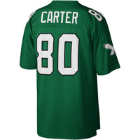 Philadelphia Eagles Cris Carter Mitchell & Ness Kelly Green Legacy Replica Jersey