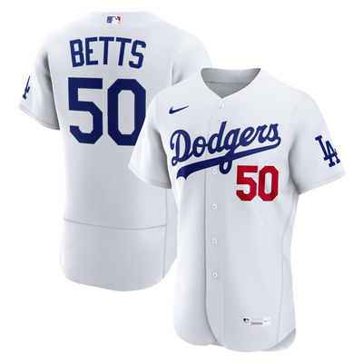 Los Angeles Dodgers Mookie Betts Nike White Home Authentic Jersey