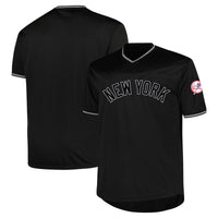 New York Yankees Profile Black Big & Tall Pop Fashion Jersey