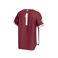 #1 Charleston Cougars GameDay Greats Lightweight Baseball Fashion Jersey - Maroon