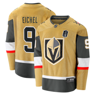 Vegas Golden Knights Jack Eichel Fanatics Gold 2026 Stanley Cup Final Breakaway Jersey