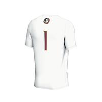 #1 Florida State Seminoles GameDay Greats Lightweight Collegiate Soccer Fashion Jersey - White