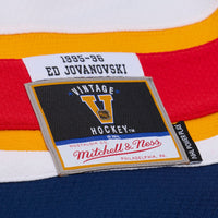 Florida Panthers Ed Jovanovski Mitchell & Ness White 1996 Power Play Jersey