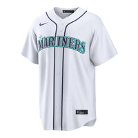 Seattle Mariners Bryce Miller Nike White Home Replica Jersey